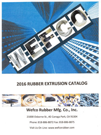 Wefco Rubber Print Catalog cover